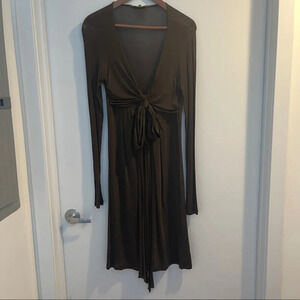 Dress mesh (no transparent) brown L elastan Biscotte
